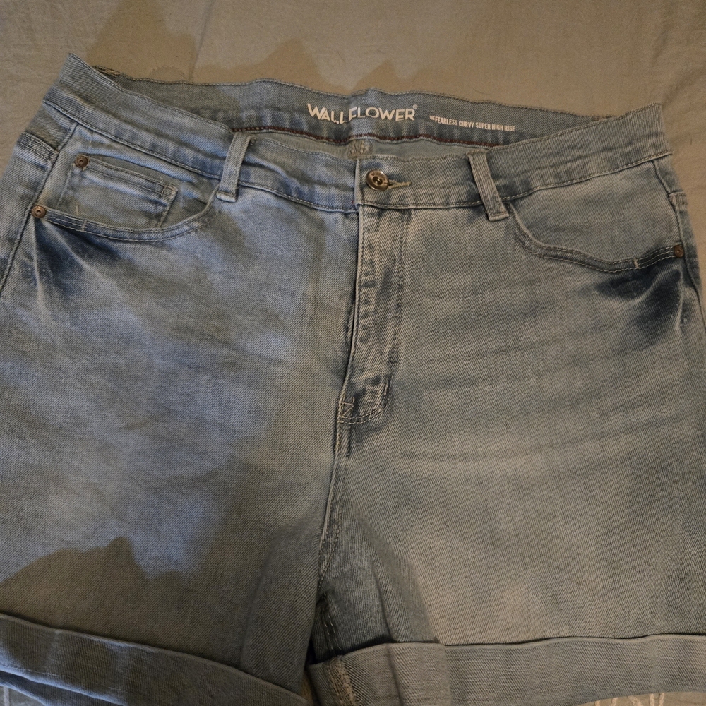 Wallflower Women's Blue Jean Shorts